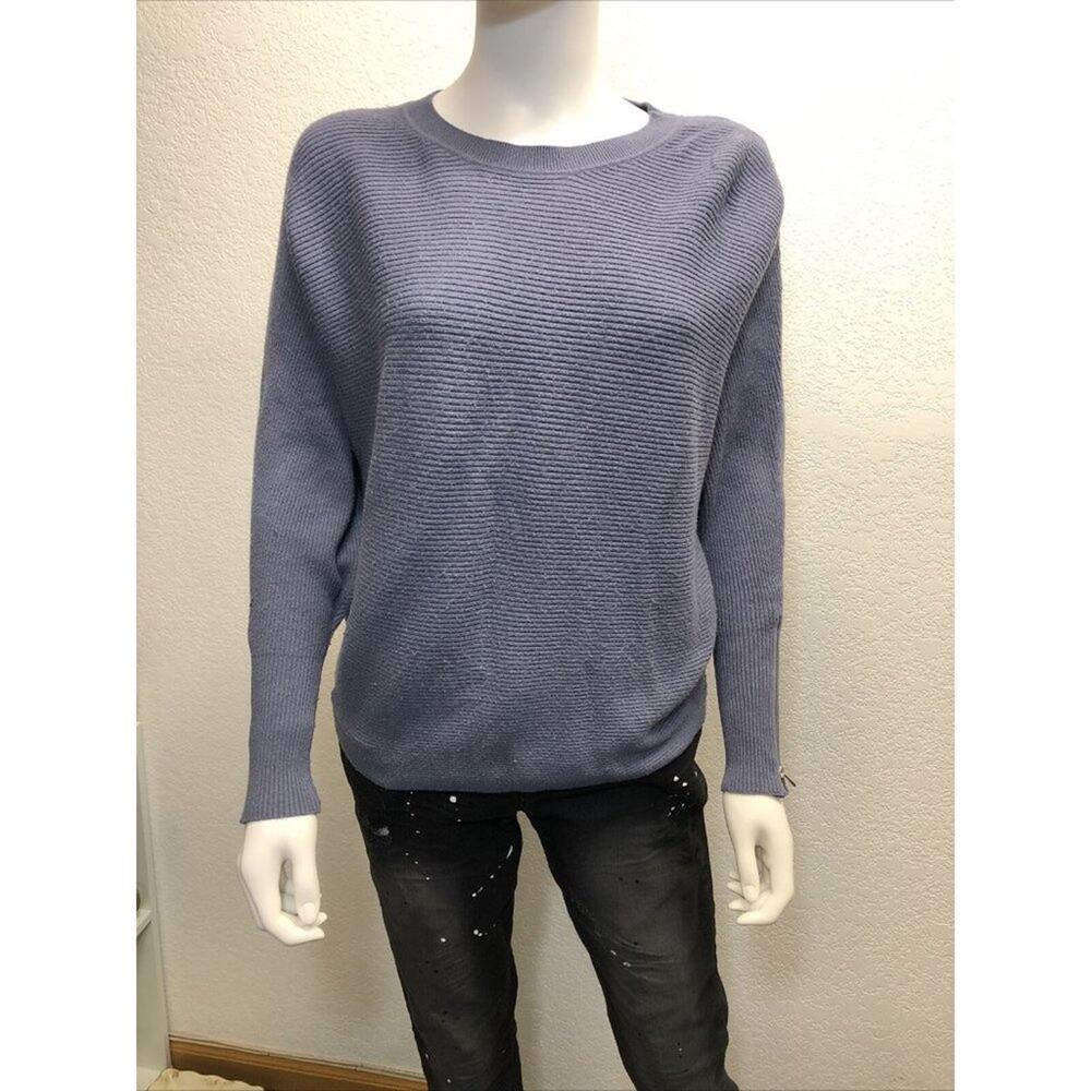Philosophy Women Pullover Sweater Blue Batwing MED